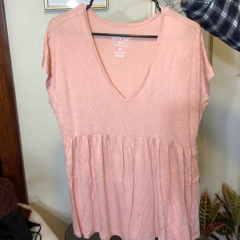 Super Soft Knit Blush Tee